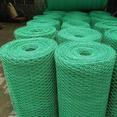 China Fence Mesh 1/2 Inch PVC Coated Galvanized Hexagonal Wire Mesh , Hexagonal Chicken Wire Mesh Anping Mesh for sale