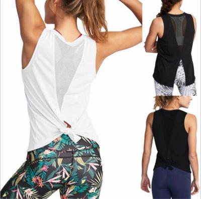 China JUNXI DIVINUS Women's Racerback Tank Top Breathable Workout Tops Mesh Muscle Tank Yoga Women Shirts for sale