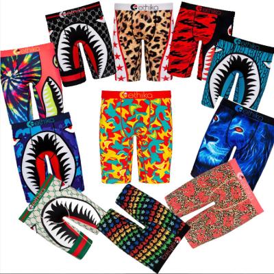 China 2021 Sign Antibacterial Custom Canton Wholesale OEM Vendor Underwear Plus Size Boxers Briefs For Men Plus Size Corto Breve Breathable Shorts for sale