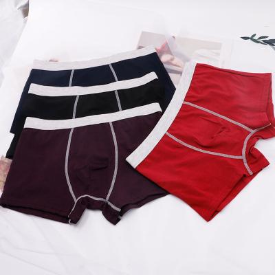 China Wholesale High Quality Cotton Anti-static Comfortable Men's Boxer Underwear Breathable Boxer Shorts for sale