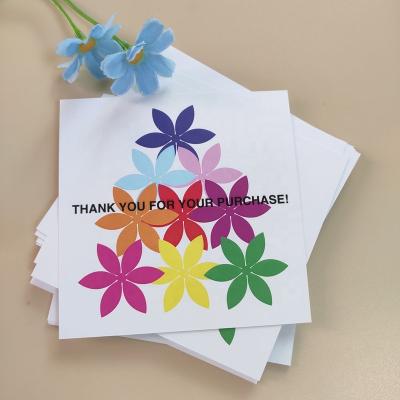 China Wholesale Visiting Festival / Business / Small Business Thank You Card Logo Personalized Paper Card Custom Gift Thank You Card Customized for sale