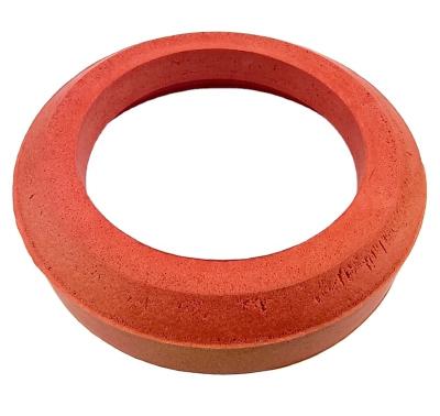 China Eco-friendly Factory Customized Red Polished Gaskets Rubber Strip Washer Sponge Pad Toilet Seal Ring for sale