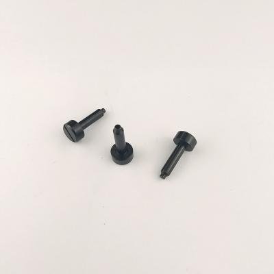 China Black Large Head Screws Black Thin Flat Head Flat Head Stainless Steel Cross Edge Thin Screws for sale