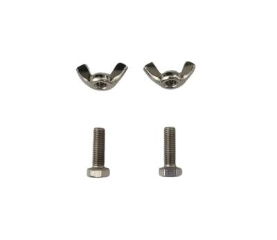 China Stainless Steel Fender Bolt and Screw Stainless Steel Wing Nut Wing Rivet Nuts Butterfly Nut for sale