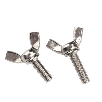 China Stainless Steel Butterfly Screw Butterfly Bolt Yuanbao Sheep Horn Screw Hand Screw for sale