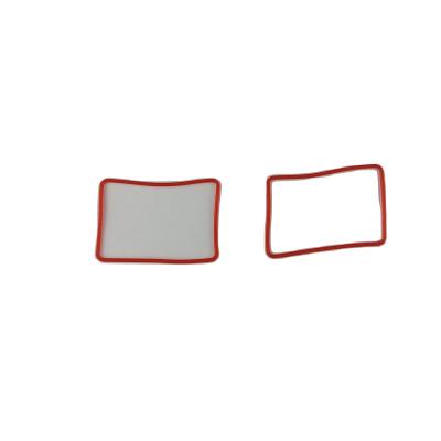 China Eco-friendly Wholesale Rubber Gasket High Quality Rubber Parts, Manufacture Red Square Gaskets for sale