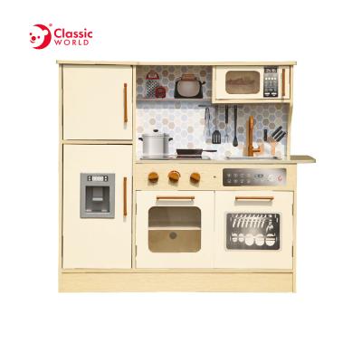 China Promotes Role Play and Creativity While Having Educational Fun Pretend Play Toys Top Wooden Kitchen Play Set for sale