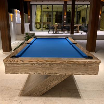 China Luxury Home Ash Wood Pool Table Rubber Pocket Factory Sale for sale