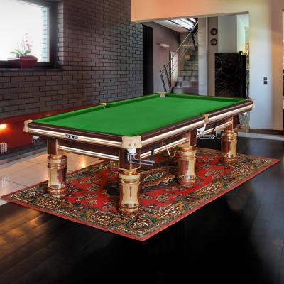 China Wool Green Color Luxury Chinese Billiards Table for sale