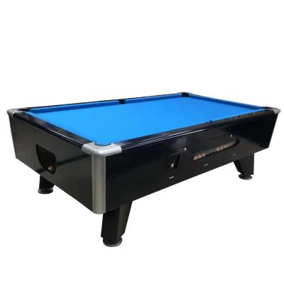 China 8FT Rubber Pocket OAK Wood Coin Table Billiard Table High Quality Snooker Table for sale