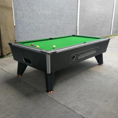 China 8FT Rubber Pocket Billiard Table Coin Operated Pool Table for sale