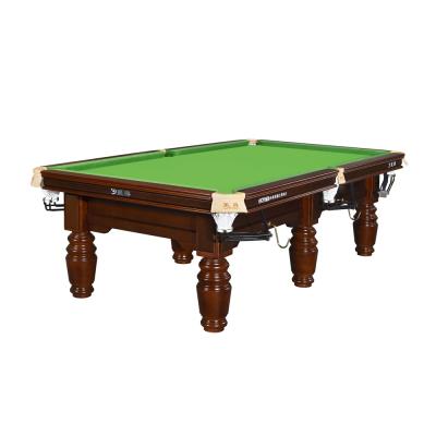 China New Leather Pocket Design Improved Quality Billiard Table for sale