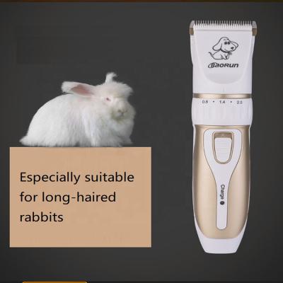 China Small Animals Rechargeable Pet Hair Scissors Remover Low Noise Cutter Grooming Cat Dog Hair Trimmer Electrical Pet Hair Cutting Machine for sale