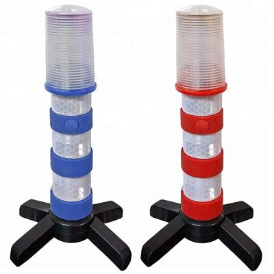 China Plastic Warning Police Safety Led Stick Flashlight Torch Led Strobe Stick Traffic Light With Magnet Warning Function for sale