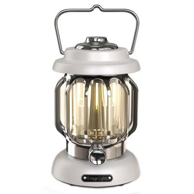 China Camping / Vintage COB Camping Lantern Lighting Rechargeable Camp Led Camping Lights Retro Rise for sale