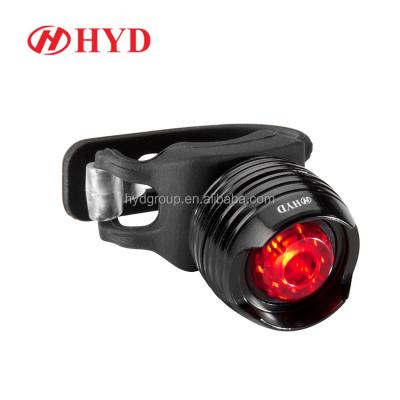 China Bestselling Aluminum+ABS HYD80805 Amazon Rear Amazon Bicycle Rear Light Aluminum Colorful Bicycle LED Tail Light Best For Kids Night Riding for sale