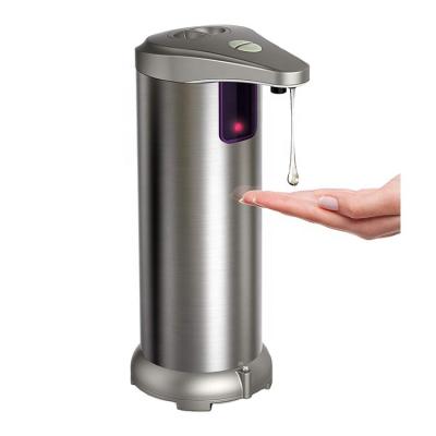 China Foam Stainless Steel Touchless Infrared Motion Sensor Hand Soap Dispenser IR Free Dish Countertops Automatic Liquid Soap Dispenser For Kitchen Hotel for sale