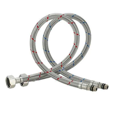 China Hose Stainless Steel Water Pipe Basin Modern Vegetal Basin Inlet Hose Hot And Cold Superior Braided Acute Accessories for sale