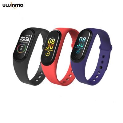 China Touch Screen 0.96 Inch Screen Health Monitor M4 Slimme Armband Factory Waterproof Smart Wristband for sale