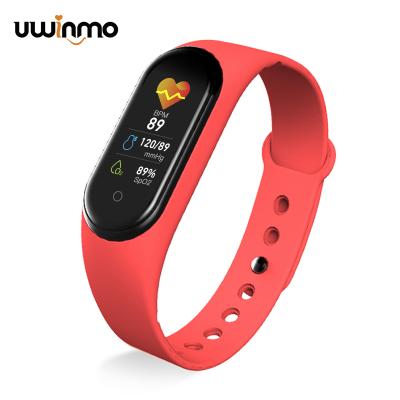 China Build In Latest Flash Heart Rate Wristbands Sport Fitness Tracker Wristband Smart Watch M5 Band for sale