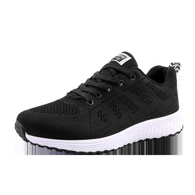 China Cushioning in 2023 popular factory sales breathable and comfortable sports shoes breathable sneakers to fly weaving sports shoes for women for sale