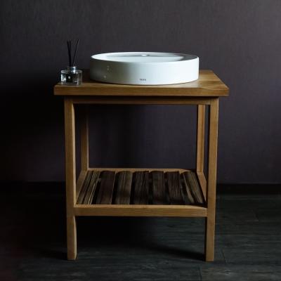 China Environmental Friendly Wooden Old Handmade Bathroom Vanity Table for sale