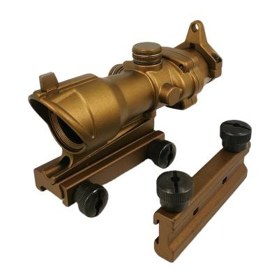 China 4X32B Airsof BBS aluminum scope with iron sight gold color riflescopes hunting scope for pcp gun for sale