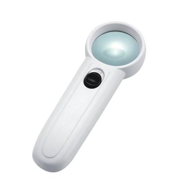 China Hot Selling MG6B-2 Plastic Magnifier Optical Glass Lighting Handheld Magnifier for sale