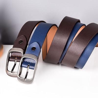 China Cowhide Business Casual Dress Fashion Luxury Cowhide Genuine Leather Men Belt for sale