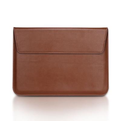 China To Protect Computer Envelope Travel Laptop Sleeve Bag Multifunctional PU Leather Laptop Bag for sale