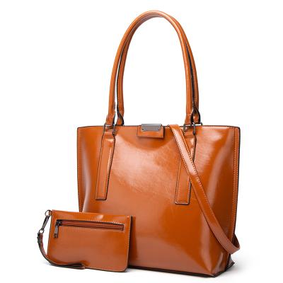 China High Quality Leather Fashion Ladies Large Sling Shoulder Tote Bag for sale