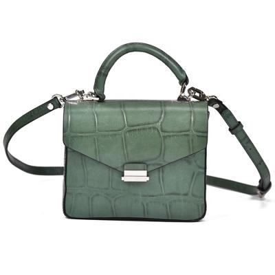 China Stone Pattern Mini Small Women Crossbody Bag Korean Style Fashion Green PU Style for sale