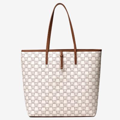 China Fashion Ladies Bag Large Capacity Geometric Print Outside Tote Shoulder Women Hand Bags for sale