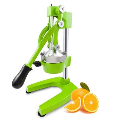 China Sustainable heavy duty cast iron stainless steel manual fruit juicer hand press Vegetable juice maker orange pomegranate juicer business use for sale