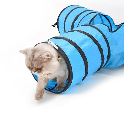 China Cat Kitten Puppy Tunnel Play Toy 3 Viable WAY Foldable Pet Exercise for sale