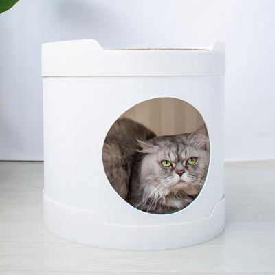 China Viable Cat Bed Plastic Dog Kennel Pet Nest In And Outdoor Doggie Shelter Igloo Puppy House for sale