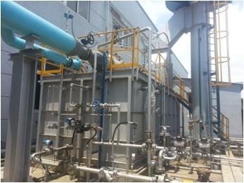 China SCV Vaporization Of Low Temperature Liquid For LMG Terminals 20~200t/H for sale