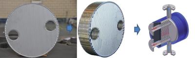 China Petrochemical Industry Plate Shell Heat Exchangers Customized Design -200 C Up To 900 C for sale