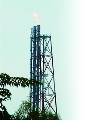 China Refinery Demountable Elevated Flare System For EPC Project , Ground Flare System Design for sale