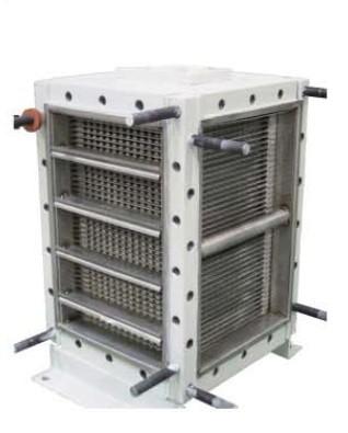 China Thin Metal Sheets Blocked Plate Heat Exchanger Seaworthy Packing for sale