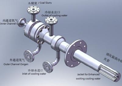 China Top Mounted Single Coal Slurry Burner For Long Term Stable Operation for sale