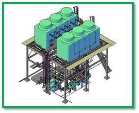 China Process Fluid Sourced Organic Rankine Cycle System For Waste Heat Recovery Field for sale