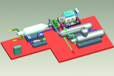 China Produção de eletricidade orgânica do ciclo de Rankine do de alta capacidade para a indústria petroquímica à venda