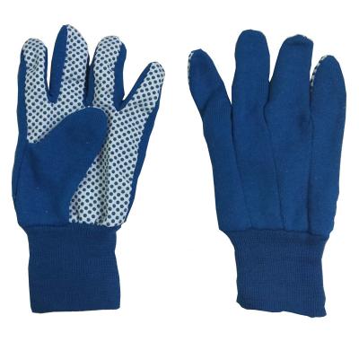 China Garden Wholesale PVC Dotted Hand Protection Jersey Gardening Gloves for sale