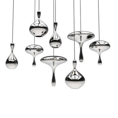 China Glass Pendant Lamp Modern Light For Dinning Room Modern silver hanging light(WH-GP-111) for sale