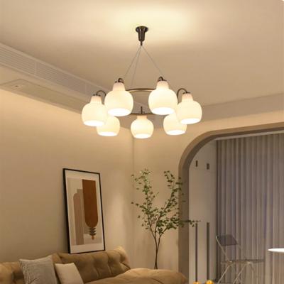 China Modern White Gold Silver Metal Chandelier Home Foyer Restaurant Bedroom Ring Crown Chandelier(WH-MI-338) for sale