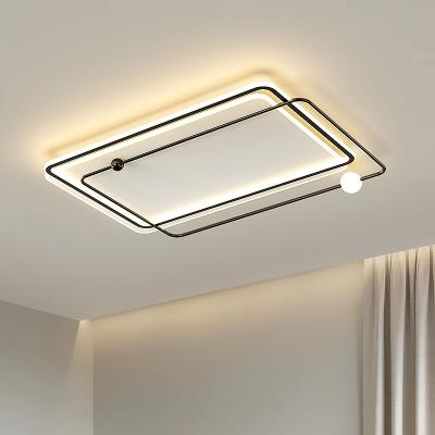 China Nordic Living Room Minimalist Ceiling Lights Modern Bedroom Recessed  Rectangular Ceiling Lights(WH-MA-247) for sale