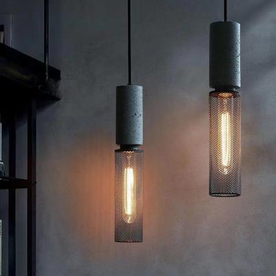 China Industrial Pendant Lights Interior Iron Lampshade Bar Table living room Cement Pendant Lights(WH-VP-181) for sale