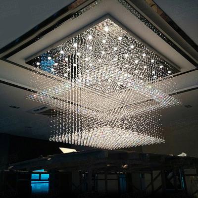 China Modern Design Large Crystal Chandelier Hotel Lighting AC110V 220V Hotel Contemporary chandelier（WH-NC-106) for sale