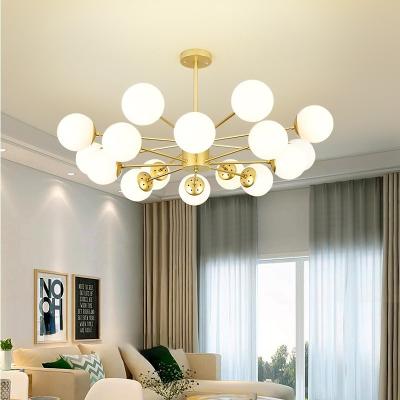 China Nordic Magic Bean Pendant Lights Glass Ball Light Lamp for Bedroom contemporary chandelier(WH-MI-424) for sale